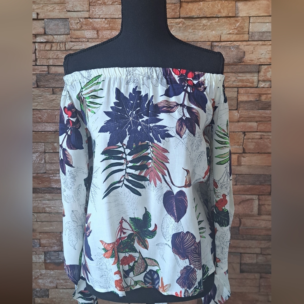 SHEIN Floral Off-Shoulder Women's Top